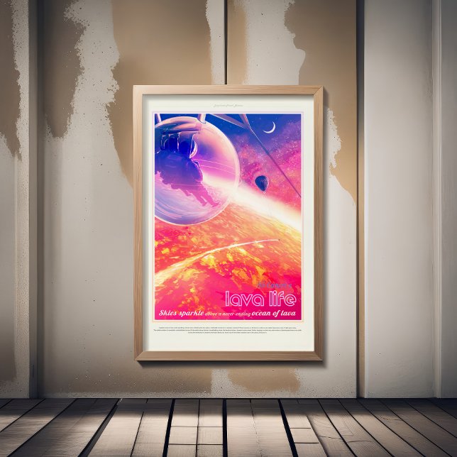 Sci-Fi Travel Ad, Planet 55 Cancri e Poster (Von Creator hochgeladen)