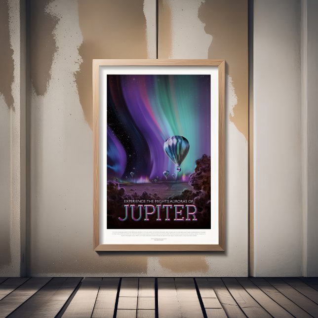 Sci-Fi Travel Ad, Planet Jupiter Poster (Von Creator hochgeladen)