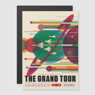 Sci-Fi Travel Ad, The Grand Tour Magneteinladung