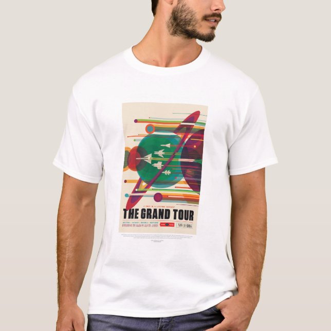 Sci-Fi Travel Ad, The Grand Tour T-Shirt (Vorderseite)