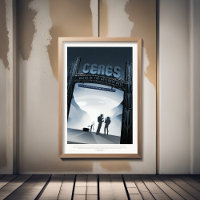 Sci-Fi Travel Ad, Zwerg Planet Ceres