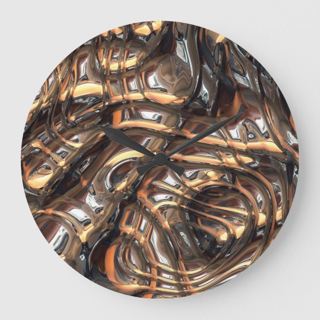 Sci-Fi W4 Wall Clocks Große Wanduhr (Vorderseite)