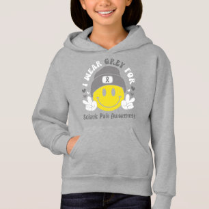 Sciatic Pain Awareness Ribbon Support Geschenke Hoodie