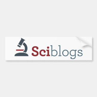 Sciblogs Autoaufkleber - Weiß