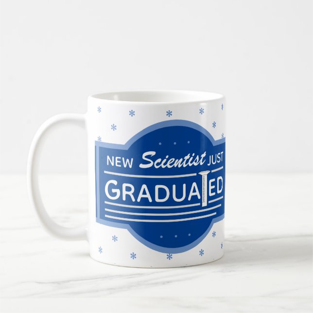 Science Abschluss Scientist Graduated Cylinder Kaffeetasse (Links)