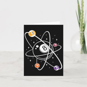 Science Atom Pool Lover 8 Billiard Karte