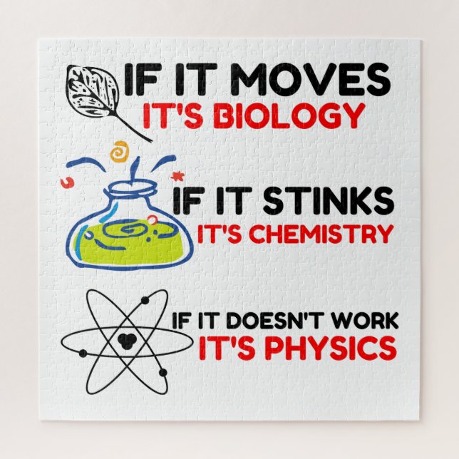 SCIENCE BIOLOGY CHEMISTRY PHYSICS PUZZLE (Vertikal)
