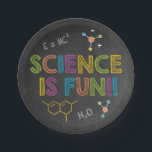 Science Birthday Party | Wissenschaft ist Spaß Pappteller<br><div class="desc">Science Birthday Party | Science is Fun Paper Plate - Setzen Sie Ihren Labrador auf und machen Sie sich bereit für explosive Stunden! Die perfekte Touch für Ihren Tisch in Ihrem Science Party ist genau hier. Keine Notwendigkeit für Tests oder Experimente, die wir Ihnen got haben. Diese Papiertafel ist Teil...</div>