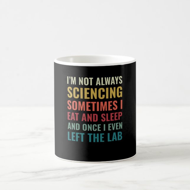 Science Chemist Funny Scientist Laboratory Kaffeetasse (Mittel)