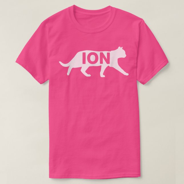 Science Chemistry Cat Ion Chemists T-Shirt (Design vorne)