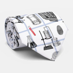 Science Chemistry Scientistry Pattern Krawatte