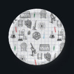 Science Chemistry Scientistry Pattern Pappteller<br><div class="desc">Ein wissenschaftlich thematisiertes chemisches Muster,  das für alle geeignet ist,  die Lieben in Naturwissenschaften,  Chemie,  Biologie usw. haben. Ein ideales Geschenk für Wissenschaftler,  egal in welchem Alter.</div>