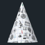 Science Chemistry Scientistry Pattern Partyhütchen<br><div class="desc">Ein wissenschaftlich thematisiertes chemisches Muster,  das für alle geeignet ist,  die Lieben in Naturwissenschaften,  Chemie,  Biologie usw. haben. Ein ideales Geschenk für Wissenschaftler,  egal in welchem Alter.</div>