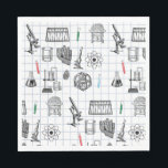 Science Chemistry Scientistry Pattern Serviette<br><div class="desc">Ein wissenschaftlich thematisiertes chemisches Muster,  das für alle geeignet ist,  die Lieben in Naturwissenschaften,  Chemie,  Biologie usw. haben. Ein ideales Geschenk für Wissenschaftler,  egal in welchem Alter.</div>