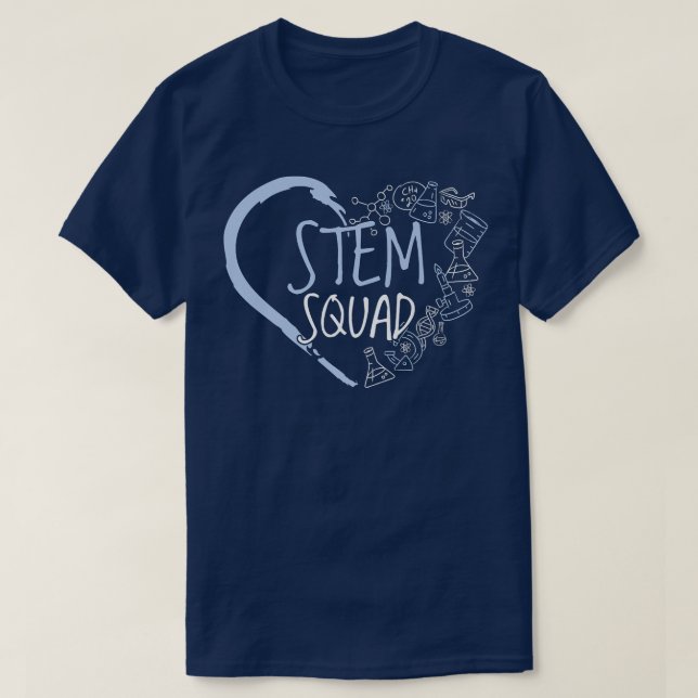 Science Chemistry Stem Squad Premium T-Shirt (Design vorne)