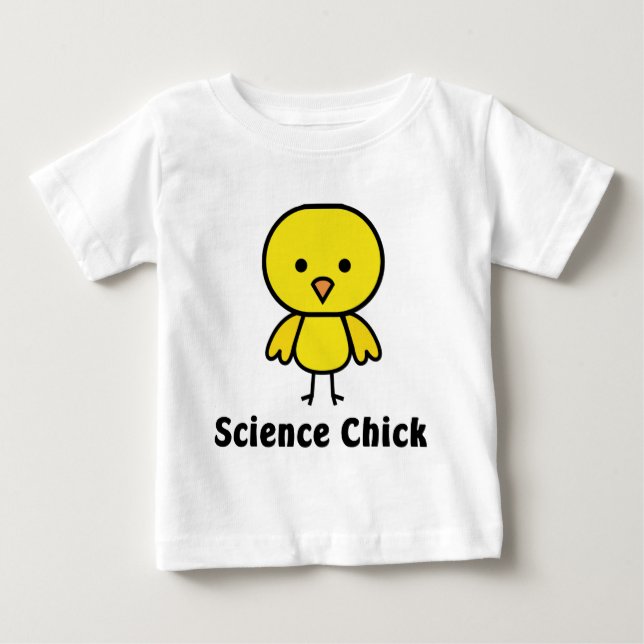 Science Chick Baby T-shirt (Vorderseite)