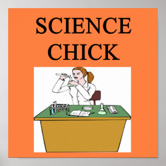 SCIENCE CHICk Poster