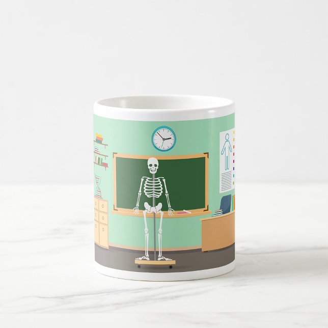 Science Class Skeleton Kaffeetasse (Von Creator hochgeladen)