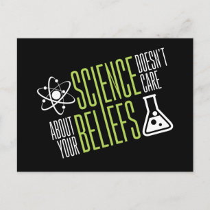 Science Doesn’t Care Postkarte