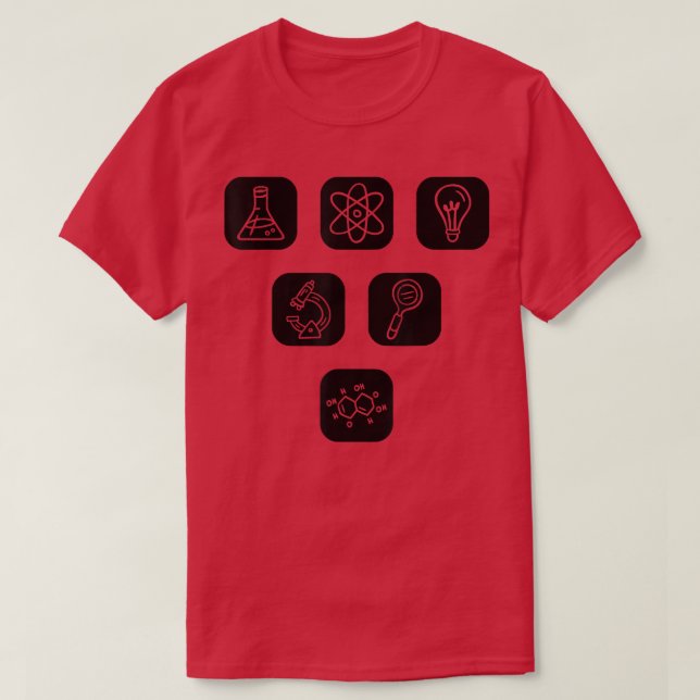 Science Elements Items Teacher Students Physics Ch T-Shirt (Design vorne)