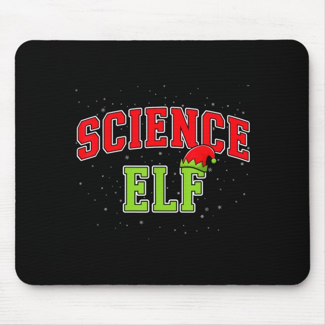 Science Elf Christmas Family Matching Group Xmas S Mousepad (Vorne)
