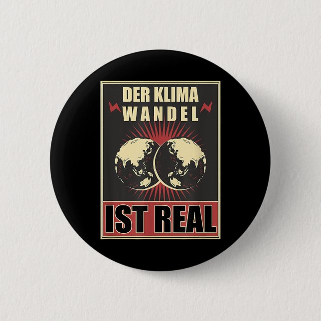 Science Environmental Protection Nerd Science Clim Button (Vorderseite)
