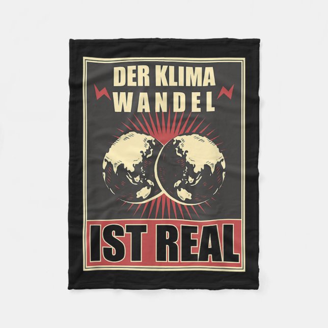 Science Environmental Protection Nerd Science Clim Fleecedecke (Vorderseite)