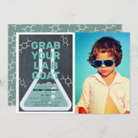 Science Experiment Flask Chalkboard Foto Geburtsta