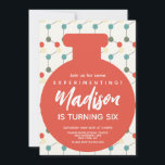 Science FAIR Laborchemie Geburtstagspartei Einladung<br><div class="desc">Wissenschaft als Party Einladung</div>