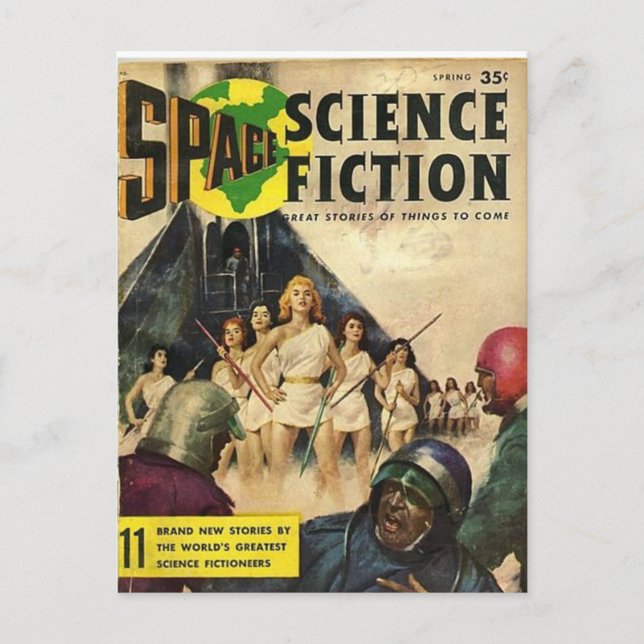 SCIENCE FICTION 1 POSTKARTE (Vorderseite)