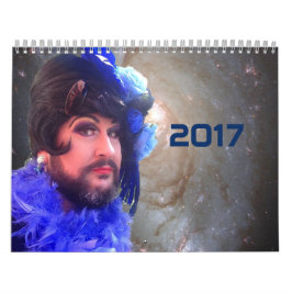 Science Fiction 2017: Non Binary Gay Drag Calendar Kalender