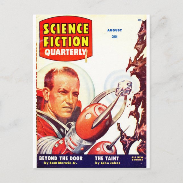 Science Fiction 2 Postkarte (Vorderseite)
