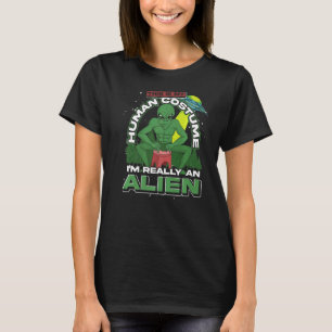 Science Fiction Alien Glauben Kostüm Party Ufo T-Shirt