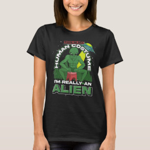 Science Fiction Alien Glauben Kostüm Party Ufo T-Shirt