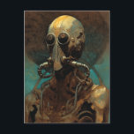 Science Fiction Alien Wear Helmet Mask Postkarte<br><div class="desc">Fantasy Art Produkte von The Lunarium.</div>