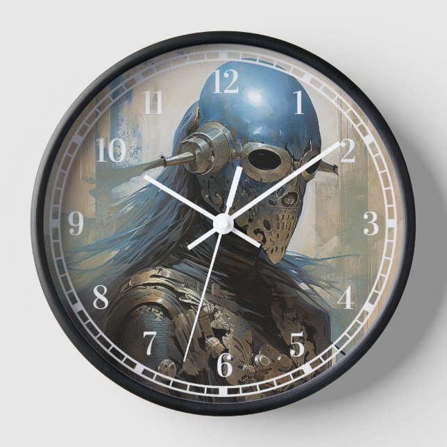 Science Fiction Alien Wear Helmet Mask Uhr (Vorderseite)