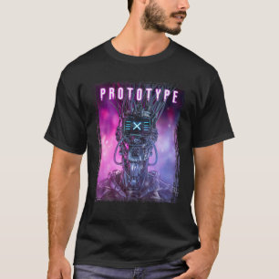 Science Fiction Cyberpunk Alien Prototyp Cyborg R T-Shirt