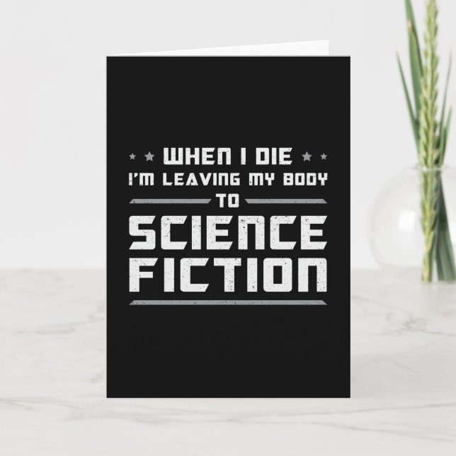 Science Fiction Day Space Science Alien Geschenk I Karte (Vorderseite)