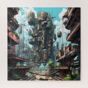 Science Fiction der Industriestadt Puzzle