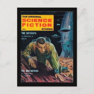 Science Fiction Geschichten - 1958.09_Pulp Art Postkarte