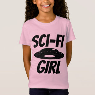 SCIENCE FICTION GIRLS UFO RAUMSCHIFF T-SHIRTS