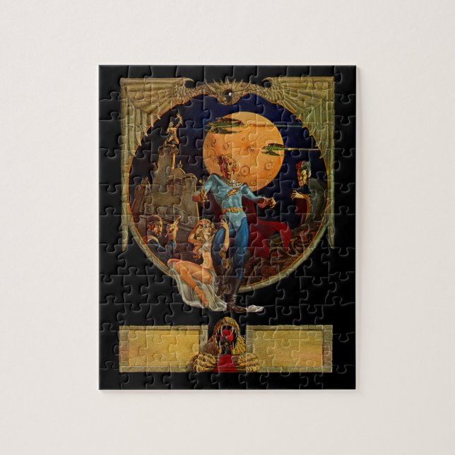 Science-Fiction-Held Puzzle (Vertikal)
