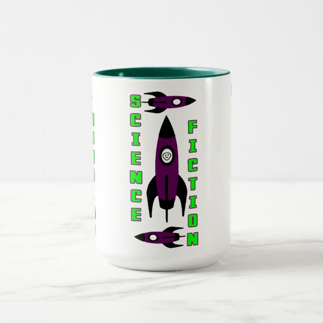 Science Fiction Lesezeichen Tasse (Zentrum)