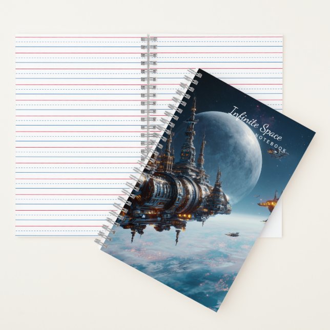 Science-Fiction-Schreibheft Journal  Notizbuch (Innen)