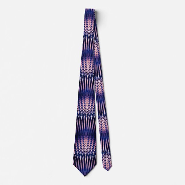 Science Fiction Sci-fi Chrome Effekt Neck Tie Krawatte (Vorderseite)