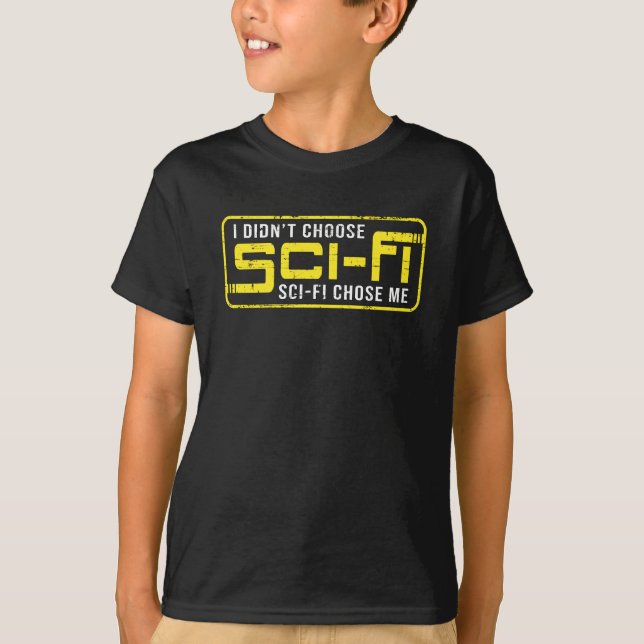 Science Fiction Space Ufo Sci-Fi Alien Funny Gift T-Shirt (Vorderseite)