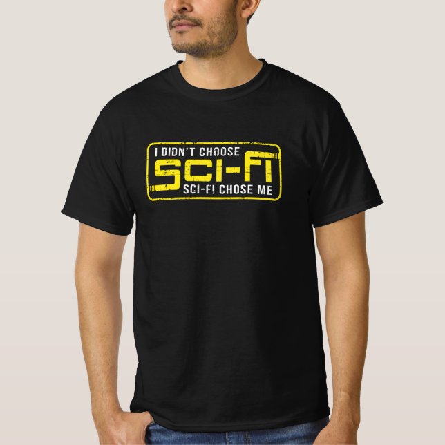 Science Fiction Space Ufo Sci-Fi Alien Funny Gift T-Shirt (Vorderseite)
