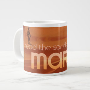Science-Fiction Vintage-Mars-Urlaub-Illustration Jumbo-Tasse