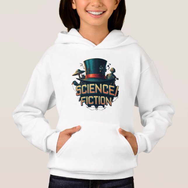 Science/Fiktion Girl's Pullover Hoody (Vorderseite)