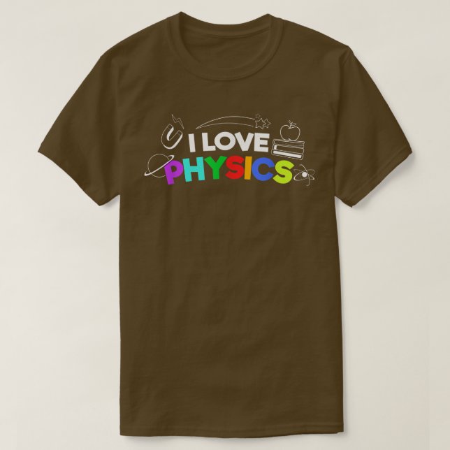 Science Geek Nerd Liebe Physik 1924 T-Shirt (Design vorne)